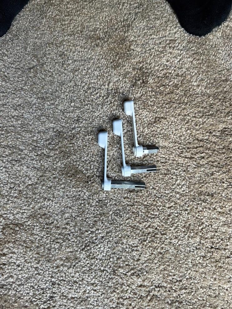 Sliding Patio Door Latch Lever for Milgard, White customer photo 2