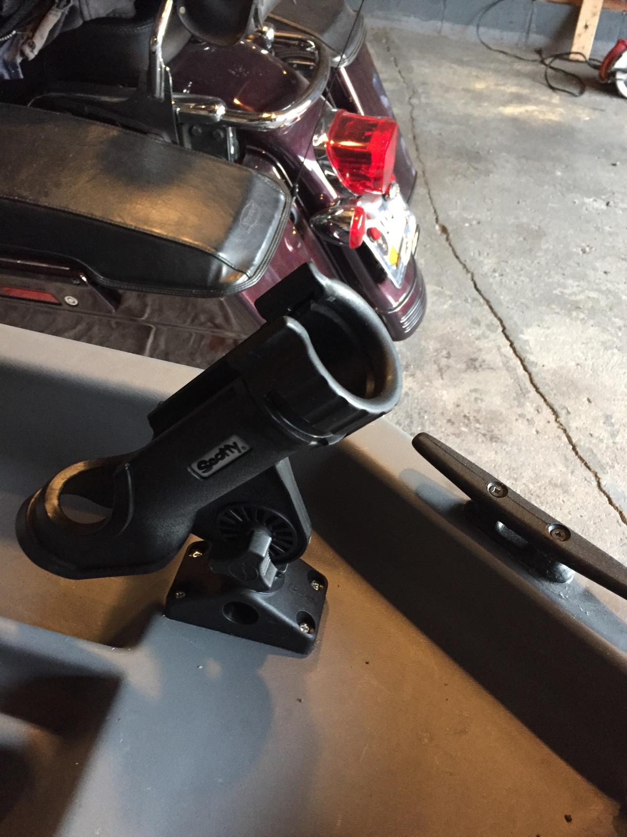 Scotty #230 Powerlock Rod Holder with #241 Side/Deck Mount, Adjustable Boat Fishing Rod Holder, Universal Cradle Design, Side or Deck Mount Installation, Marine-Grade Construction customer photo 2