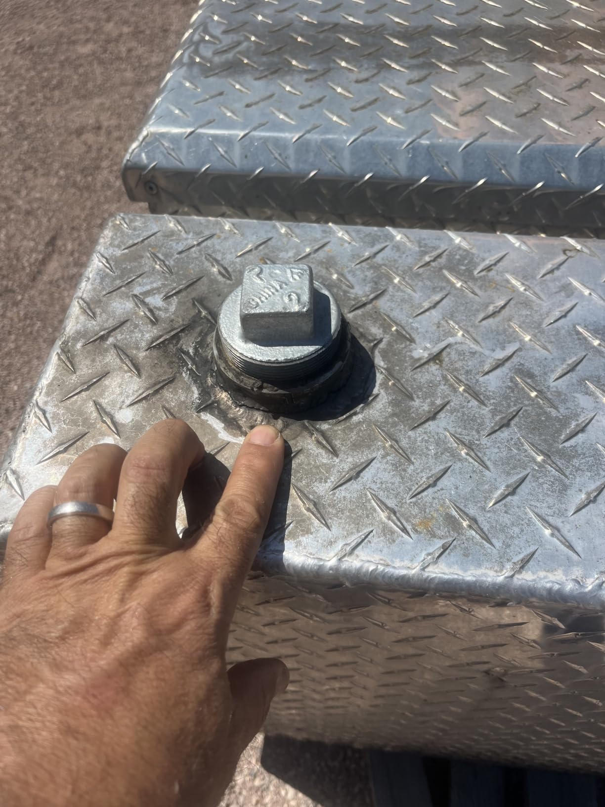 UWS TT-100-COMBO 100 Gallon Combo Aluminum Transfer Tank customer photo 1