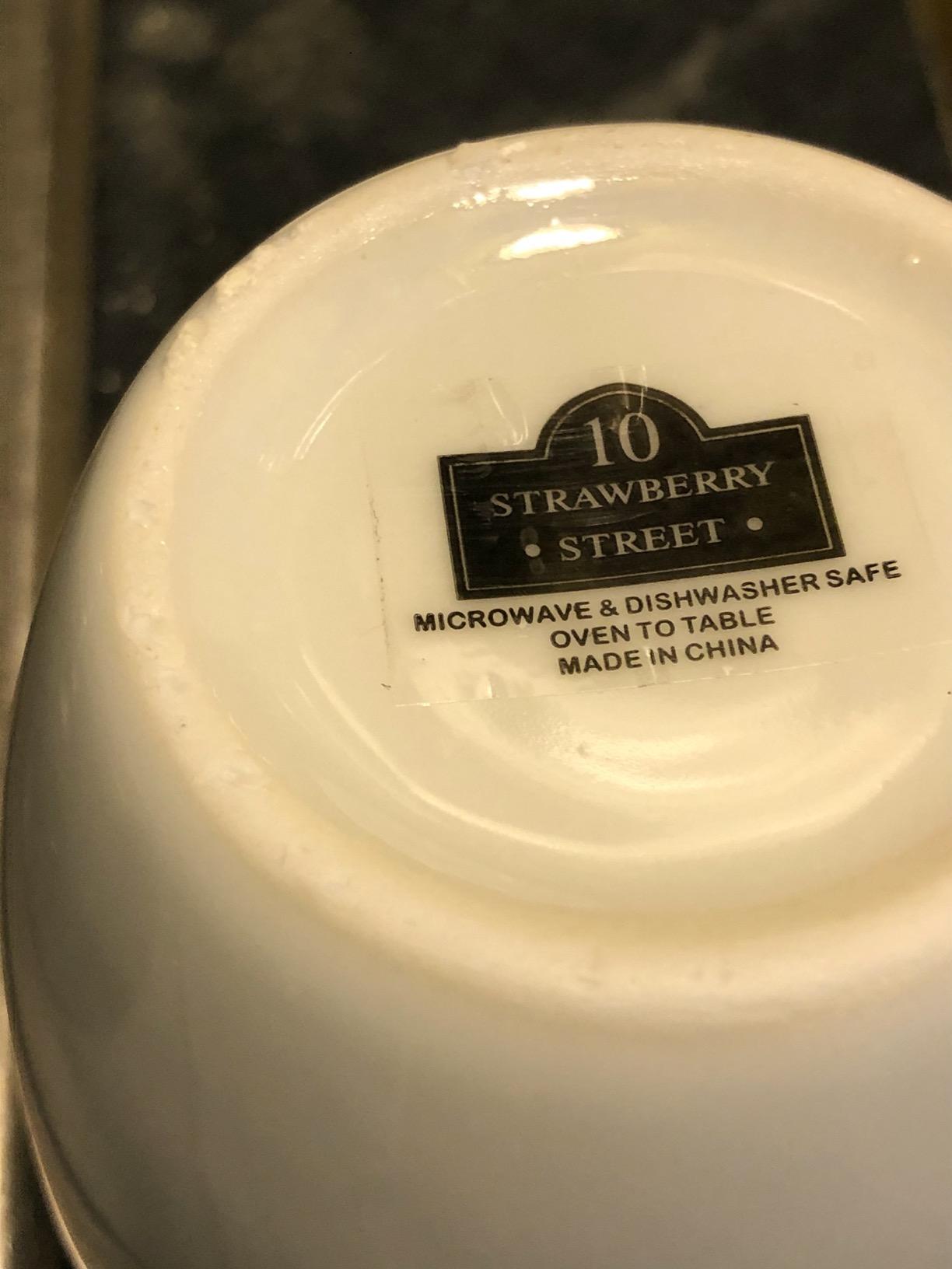 10 Strawberry Street Simply Square 16 Piece Dinnerware Set, Porcelain, White customer photo 2