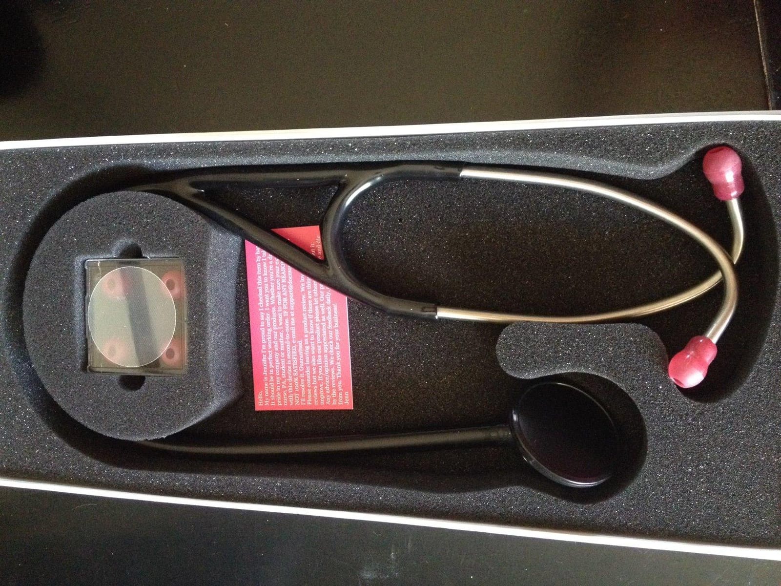 RA Bock Single Head Cardiology Stethoscope - Precision Engineered Acoustic Device with Pressure Sensitive Diaphragm and Dual Channel Design for Clinical Excellence customer photo 1