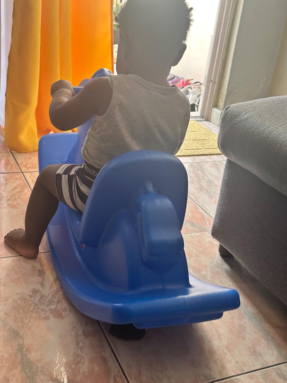 Little Tikes Rocking Horse Blue, 33.00 L x 10.00 W x 17.50 H Inches customer photo 1