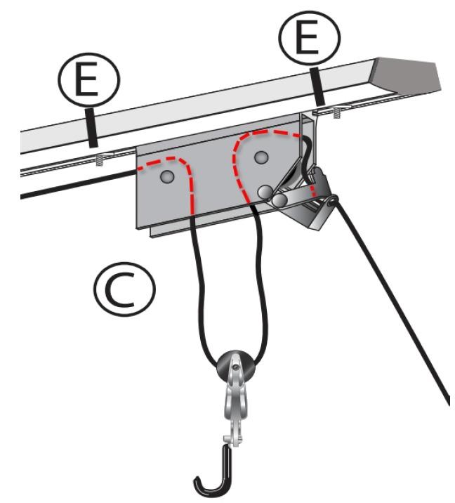 RAD Cycle Products Rail Mount Bike and Ladder Lift for Your Garage or Workshop Holds up to 75 Pounds No Mounting Board Needed customer photo 1