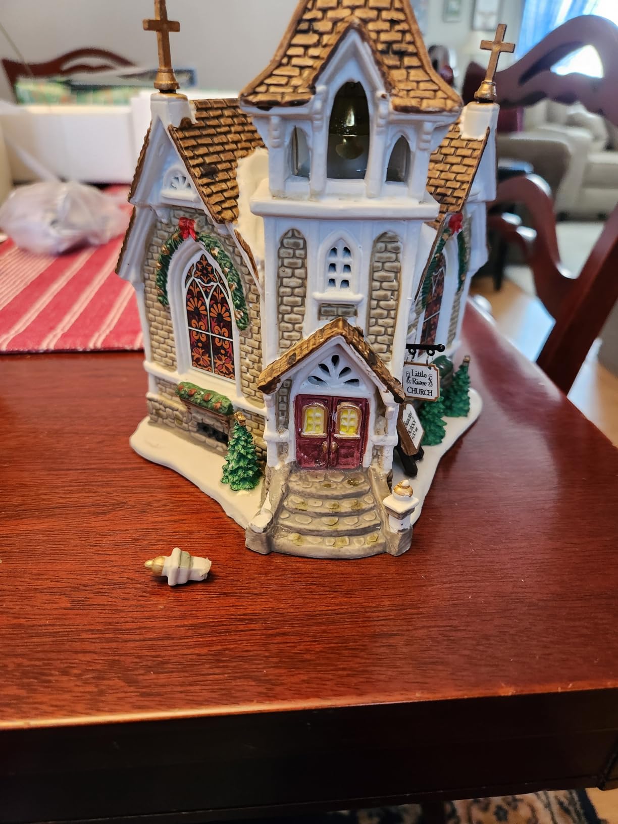 Lemax Christmas Village Little River Church Battery Operated Led - 45069 customer photo 1
