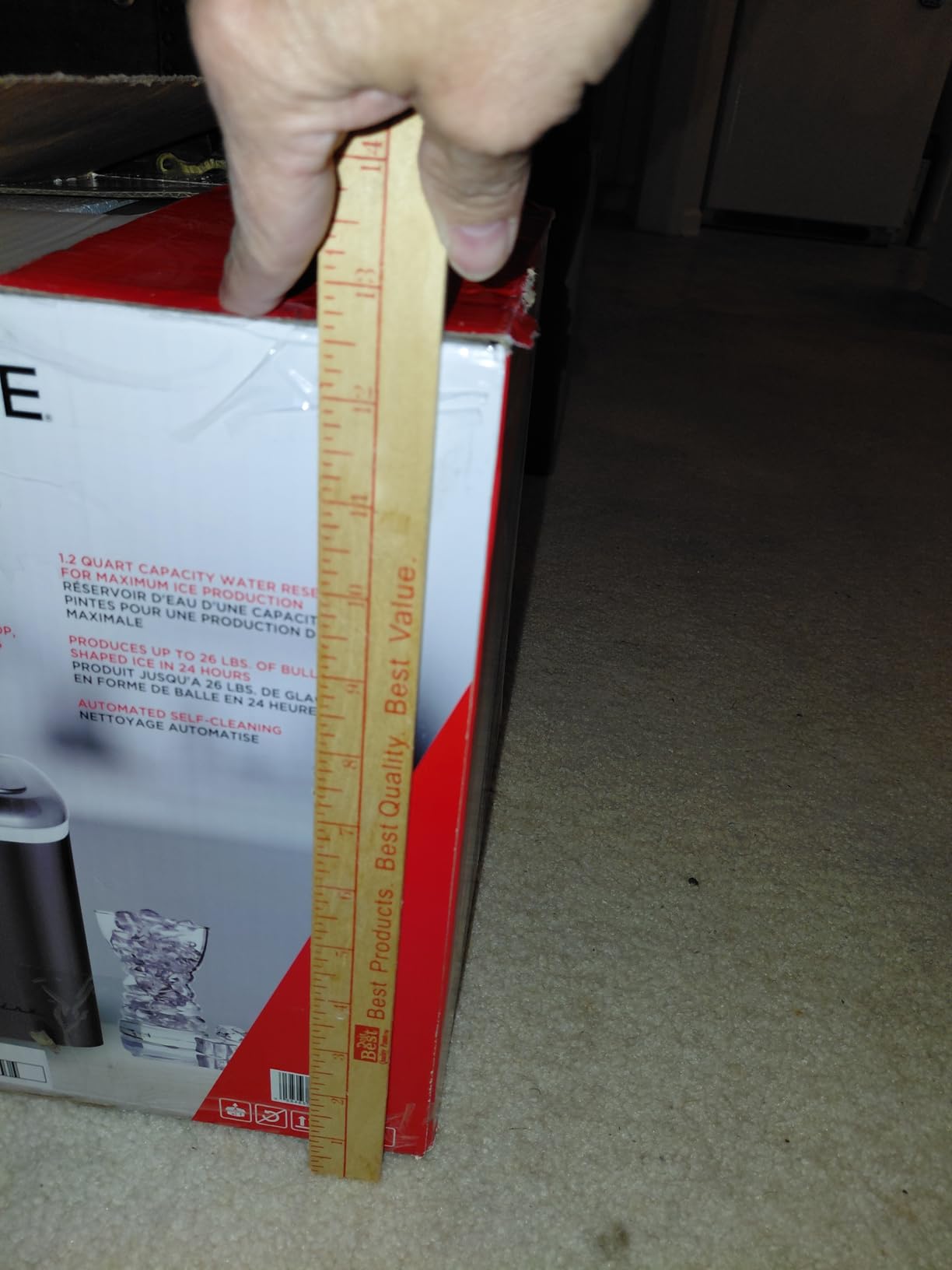 Frigidaire EFIC103-AMZ-SC Counter Top Maker with Over-Sized Ice Bucket, Stainless Steel, Self Cleaning Function, Heavy Duty, Stainless customer photo 2