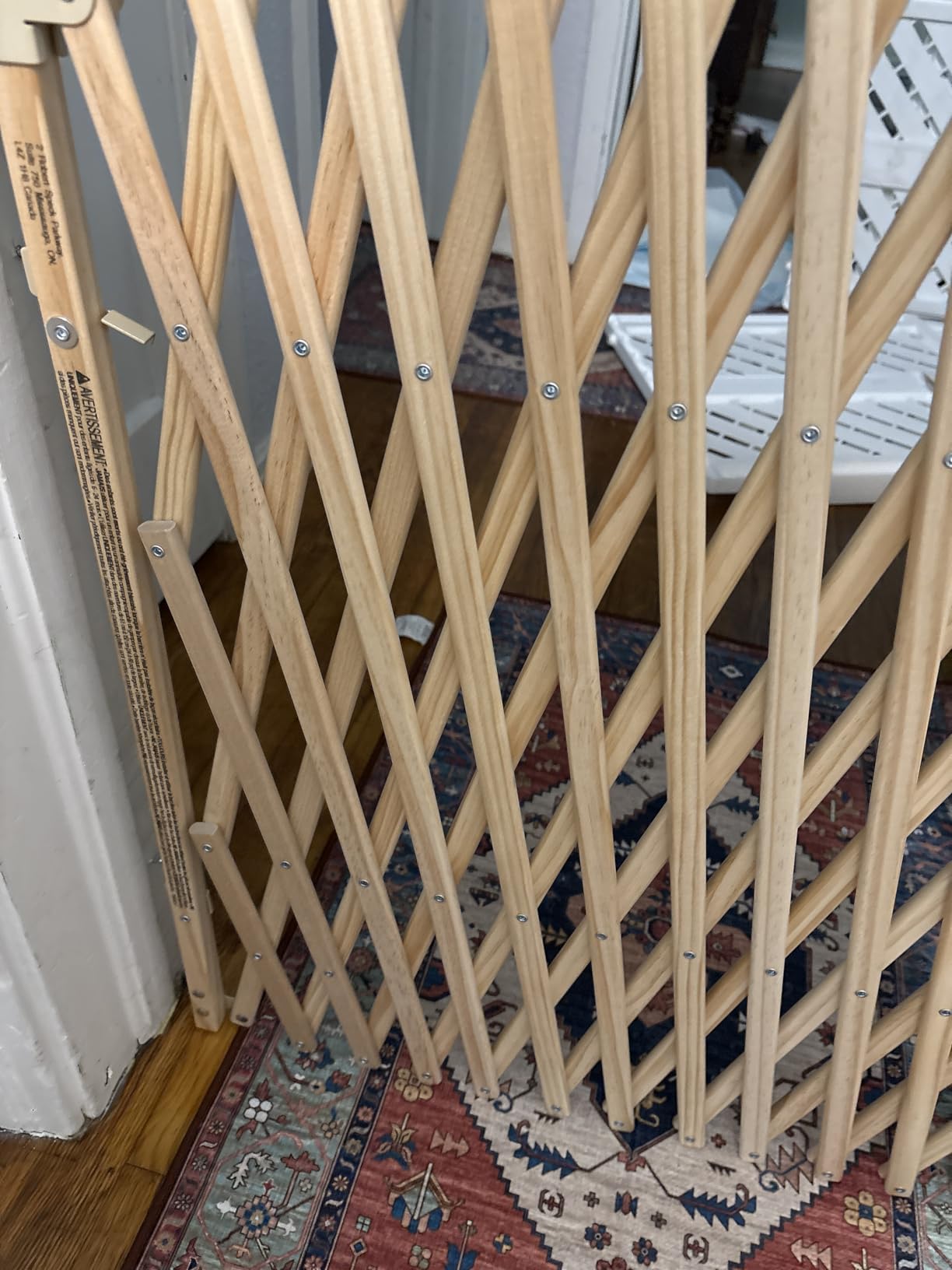 Evenflo Expansion Walk-Thru Room Divider Baby Gate (Natural Wood) customer photo 2