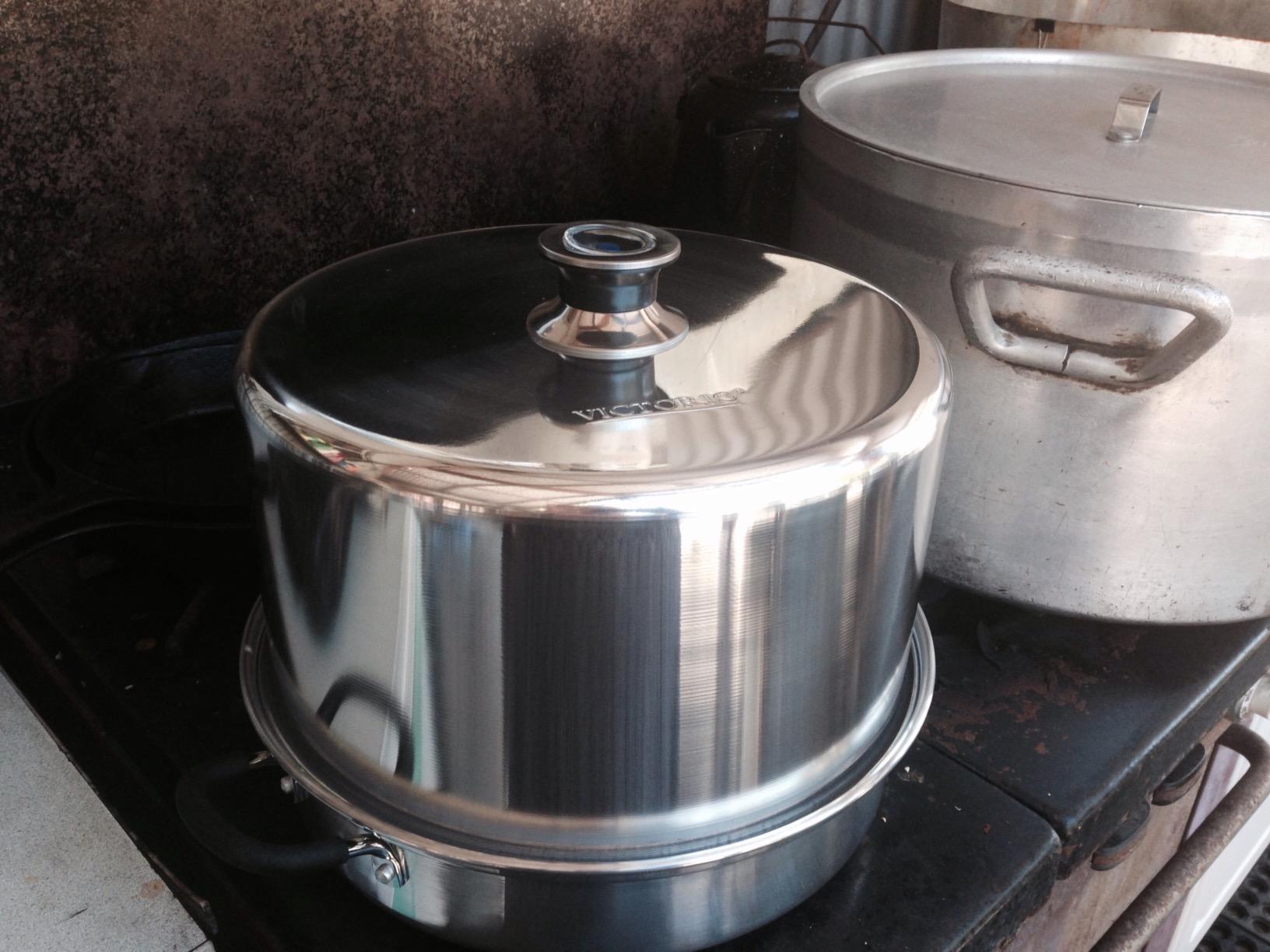 Kitchen Crop Steam Canner with Temperature Indicator (Aluminum Steam Canner) customer photo 2