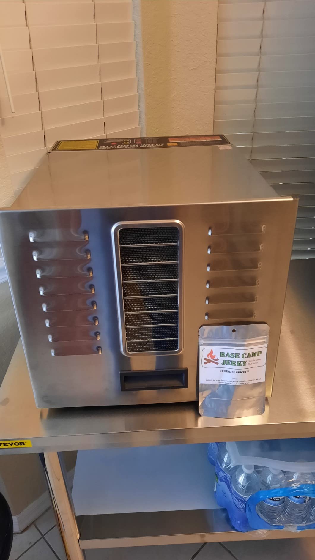 STX International Dehydra 1200W-XLS Food Dehydrator | Commercial Stainless Steel | Digital Controls | 10 Trays | 2 Food-Safe Mats | 1200 Watts | 97–165°F Temperature Range | 15-Hour Timer | Jerky Safe customer photo 1