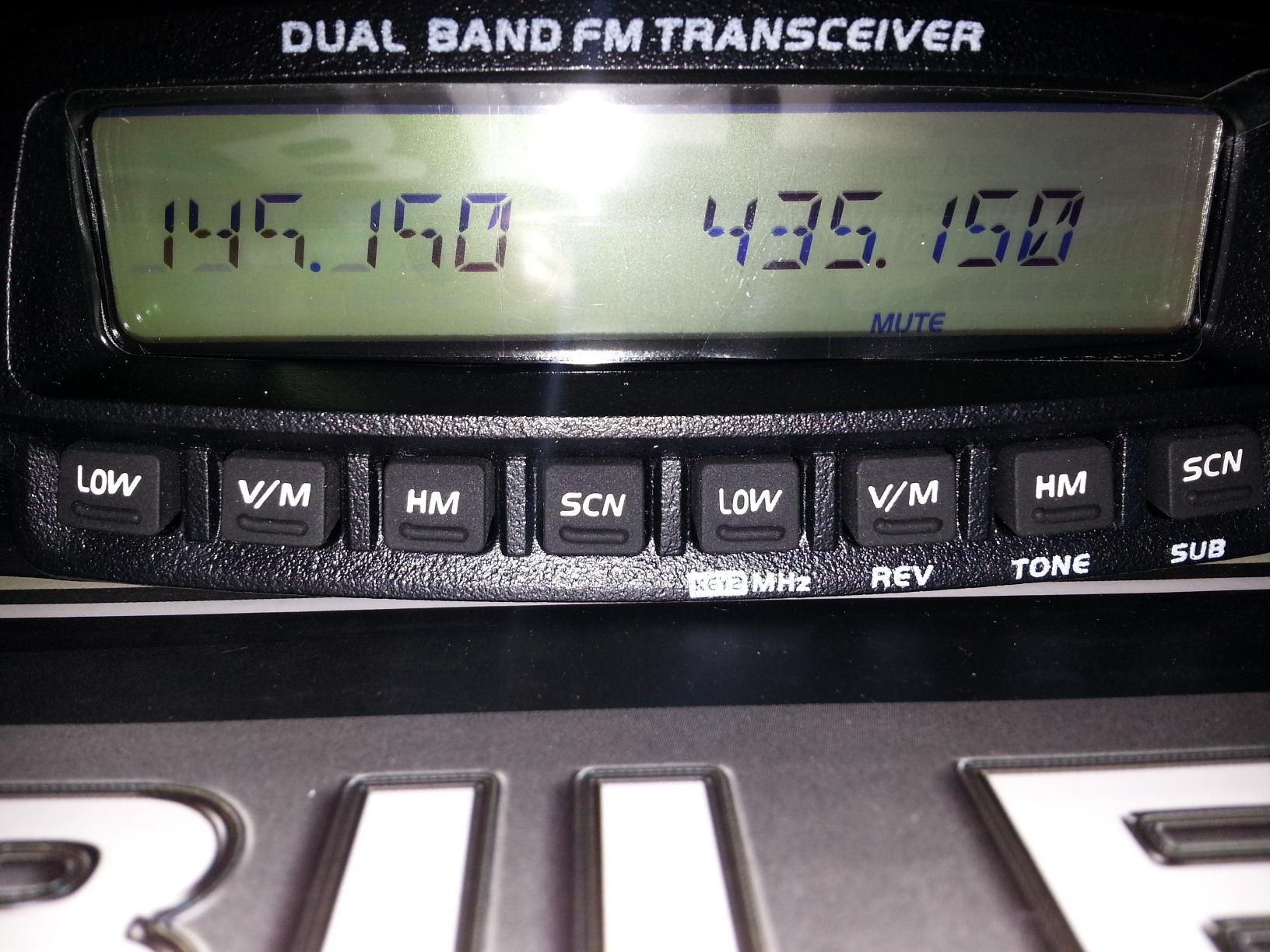 AnyTone Dual Band Mobile Transceiver VHF/UHF Transmitter Vehicle Radio AT-5888UV customer photo 1