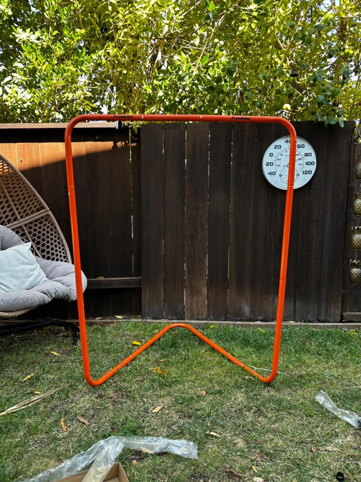 Franklin Sports Franklin Sports Backyard Lacrosse Goal - Kids + Adult Lacrosse Training Net - Lacrosse Training Equipment - Perfect for Youth + Adult Training customer photo 1