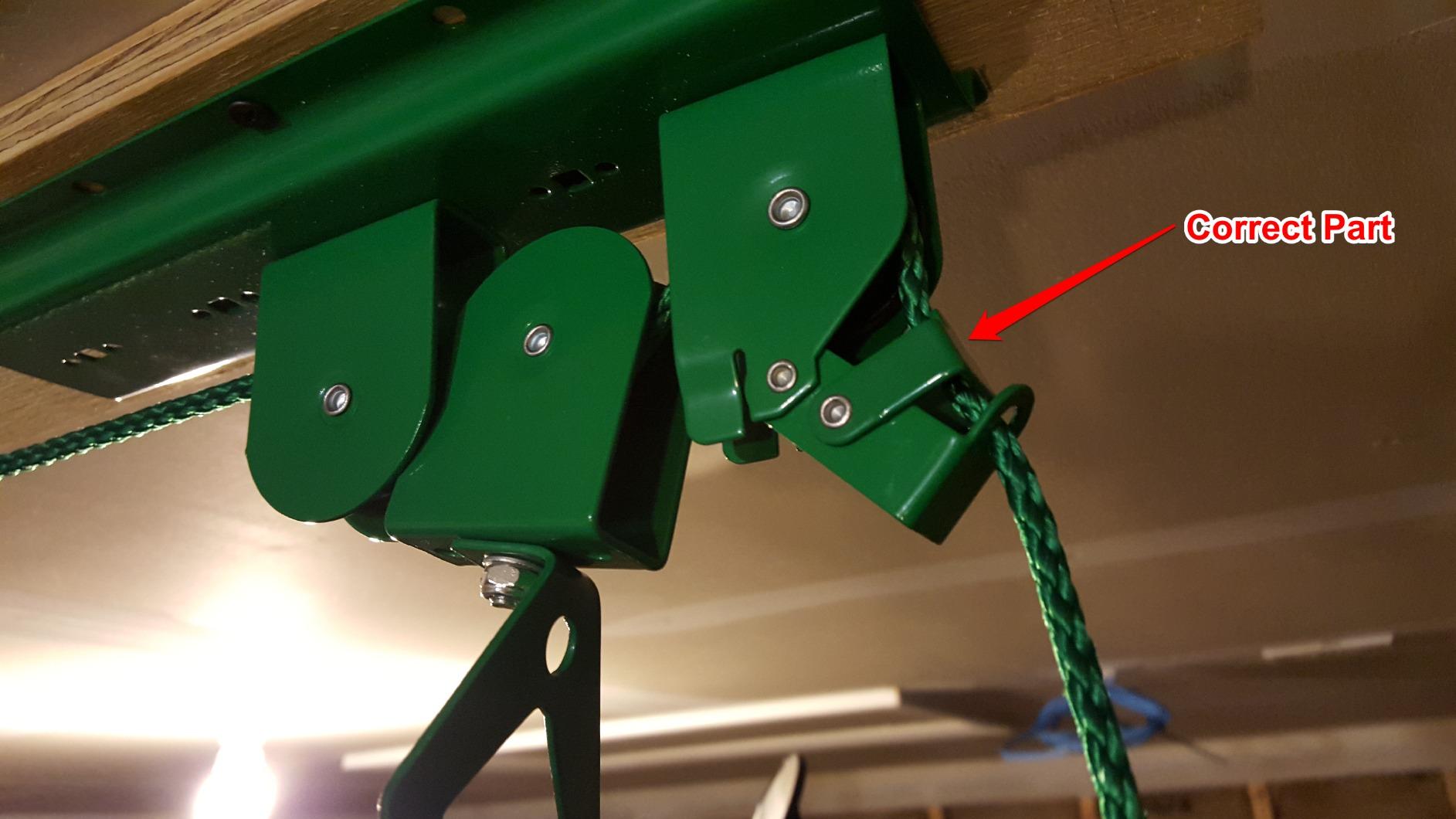 Rad Sportz Bike Hanger Set - Overhead Pulley System, Green, 2-Pack customer photo 2