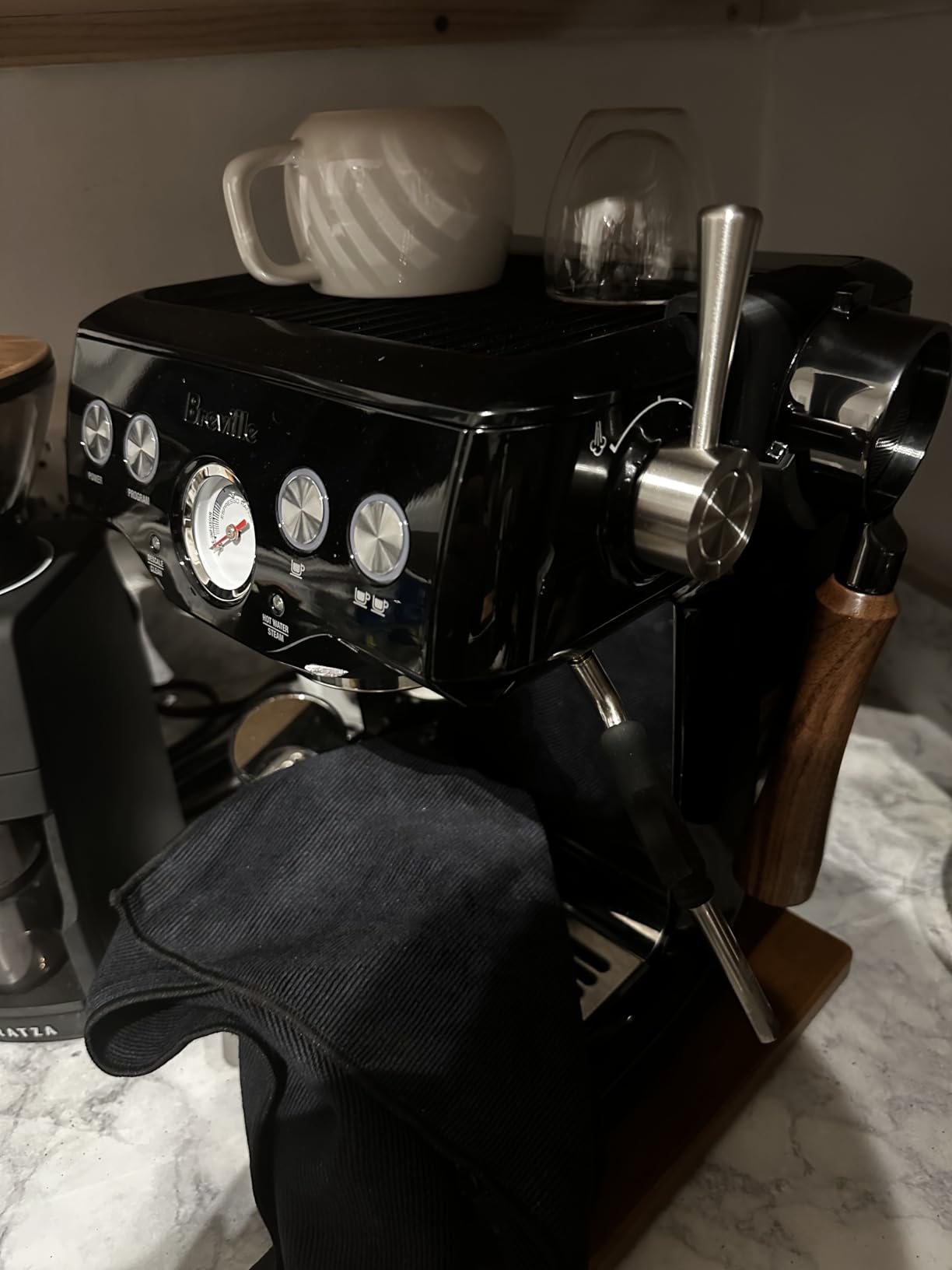 Breville BES840BSXL Infuser Espresso Machine, Black Sesame customer photo 2