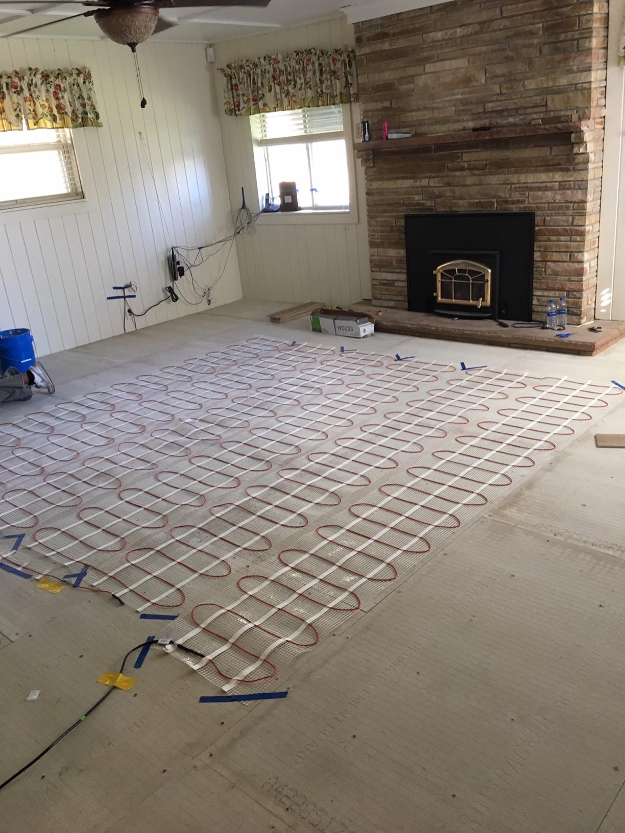 60 sqft Heatwave Electric Floor Heating Kit with Thermostat customer photo 2