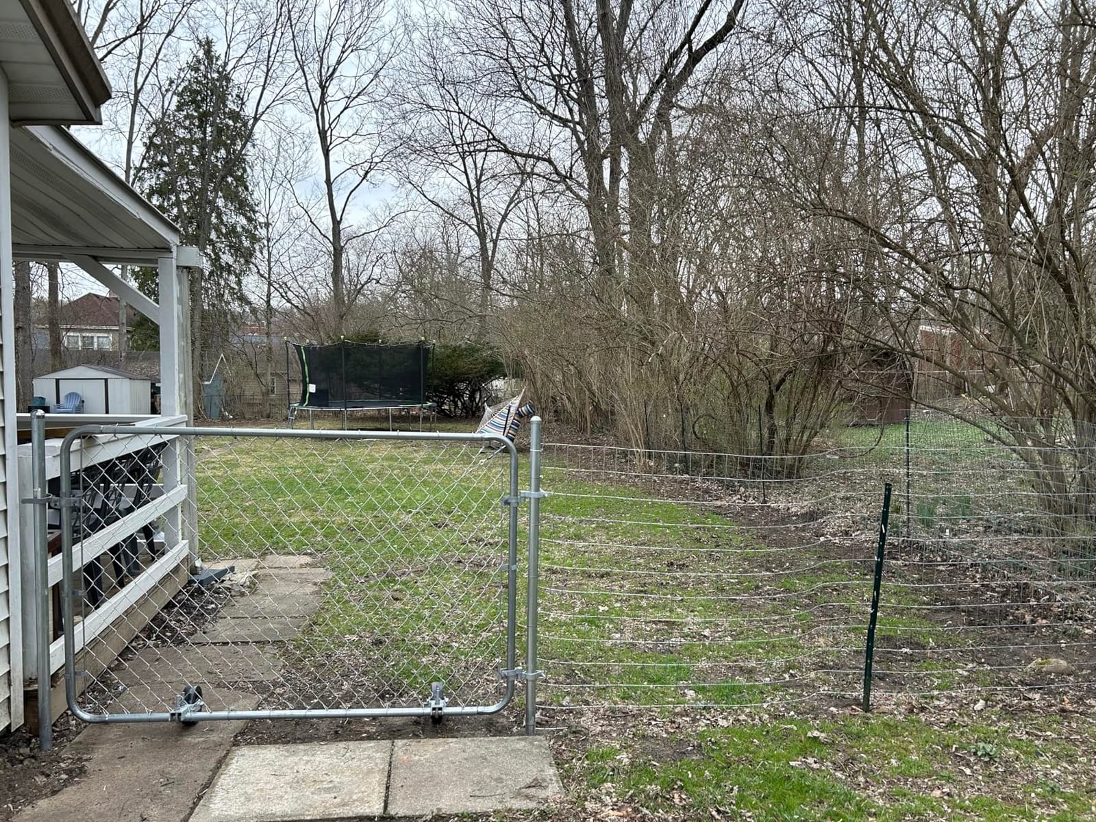 Adjust-A-Gate Chain Link Fence Gate w/ Round Frame, Fits 24-72 in. Openings & Up to 12 ft. - Heavy-Duty Outdoor Reinforcement & Accessories for Gates and Fences customer photo 1
