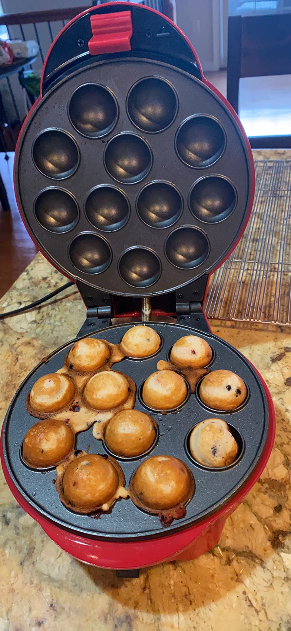 Babycakes 3-in-1 Removable Plate Treat Maker - Baking Gadgets for Cake Pops, Cupcakes & Donuts - Mini Kitchen Appliance & Baking Tool - Gift for Bakers - Includes Non-Stick Baking Plates customer photo 1