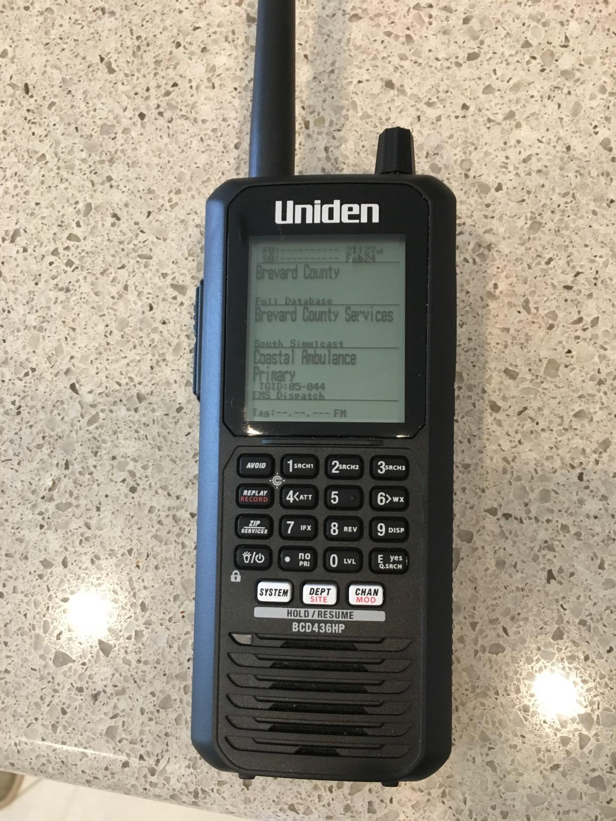 Uniden BCD436HP HomePatrol Series Digital Handheld Scanner. TrunkTracker V, Simple Programming, S.A.M.E. Emergency/Weather Alert, Covers USA and Canada customer photo 2