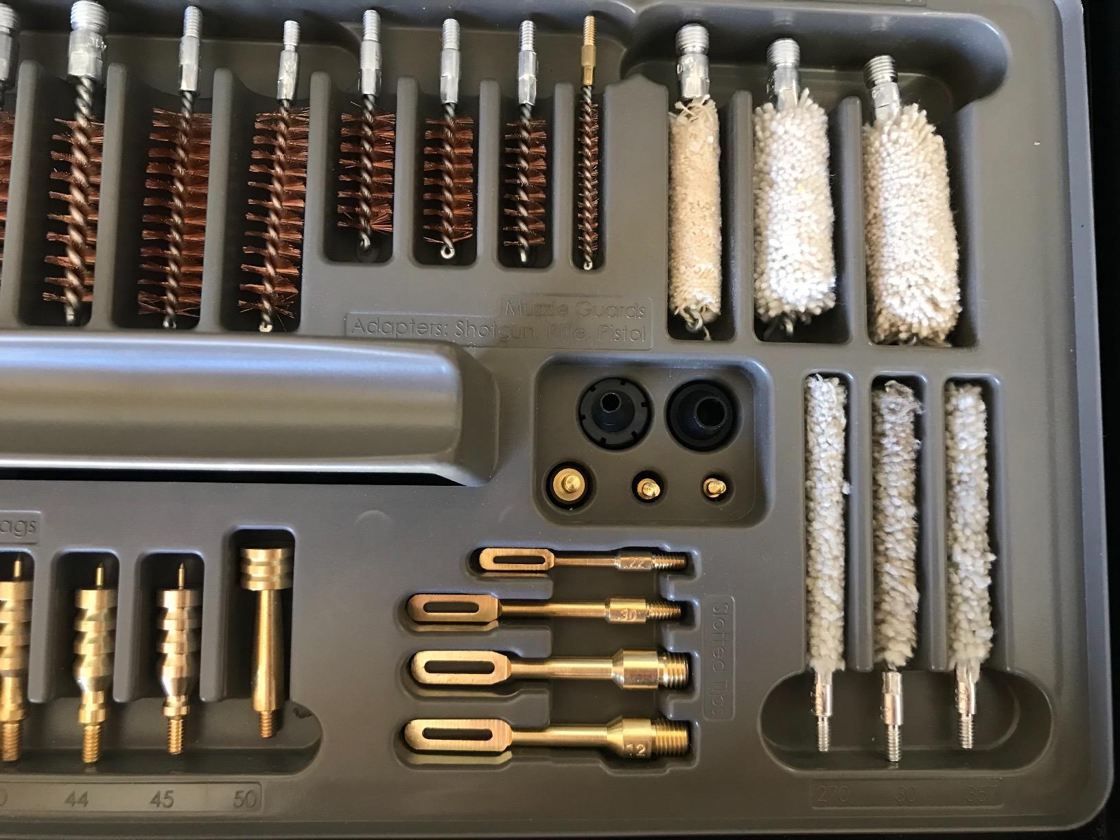 Allen Company Universal Gun Cleaning Kit and Tool Box - Rifle, Shotgun, and Handgun Cleaner - 65-Piece - Firearm Accessories for Men and Women - Care and Maintenance - Black customer photo 1