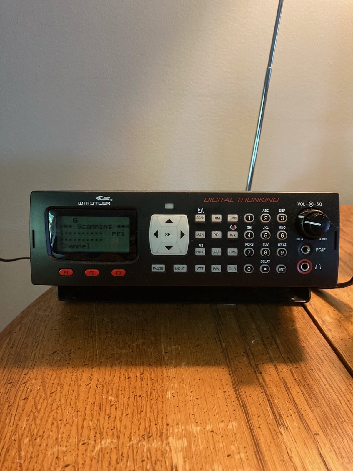 Whistler WS1065 Digital Trunking Desktop Scanner – Programmable Police/Fire Radio with Backlit Display, 1800 Memory Channels, and V-Scanner Technology – Black customer photo 1