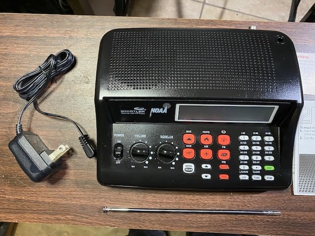 Whistler WS1025 Analog Desktop Scanner – Programmable Police/Fire/Weather Radio with 200 Channels and Backlit LCD Display – Easy-to-Use Base Unit – Black customer photo 2