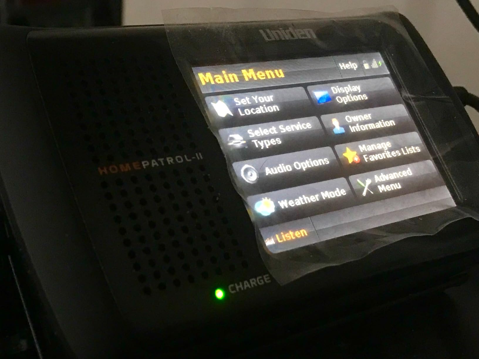 Uniden HomePatrol-2 Color Touchscreen Simple Programing Digital Scanner, TrunkTracker V and S,A,M,E, Emergency/Weather Alert, Digital Capable, APCO P25 Phase 1 and 2, Covers USA and Canada customer photo 1