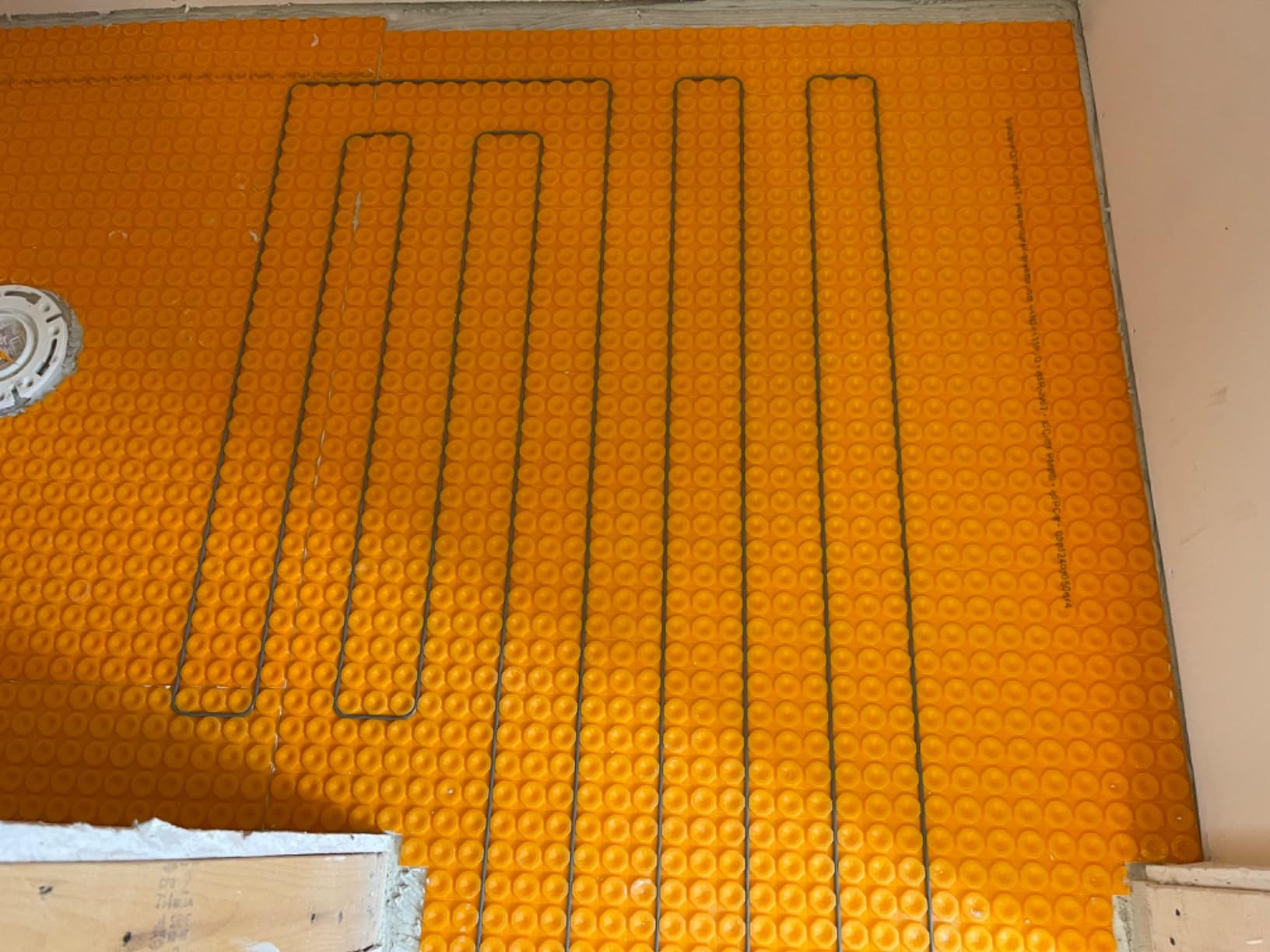 Schluter Ditra-Heat Electric Floor Heating Membrane with Uncoupling, Waterproofing, Vapor Management and Load Support - Ideal for Tiles and Stone - 1/4