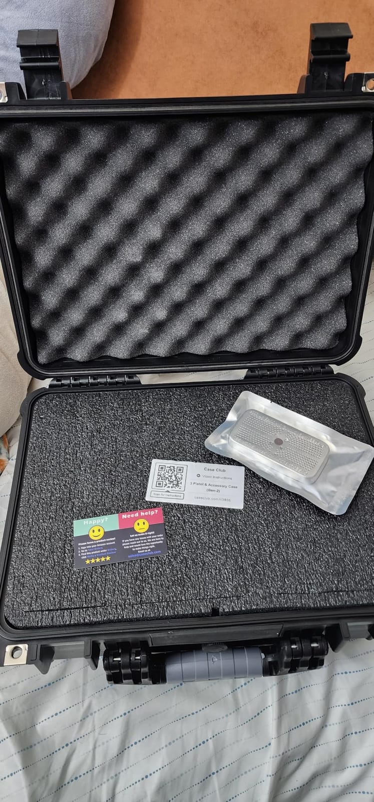 Case Club 3-Pistol/23-Mag Waterproof Case + Accessory, Silica Gel, Gen 2 customer photo 1