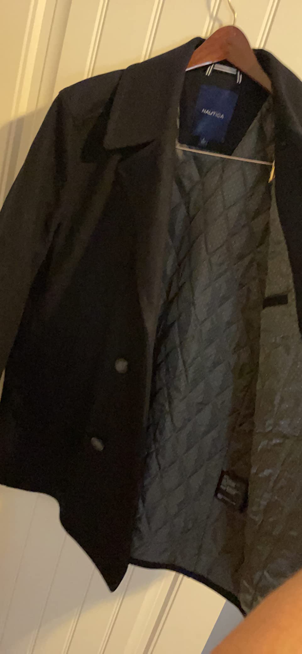 Nautica Men's Wool Blend Peacoat customer photo 1