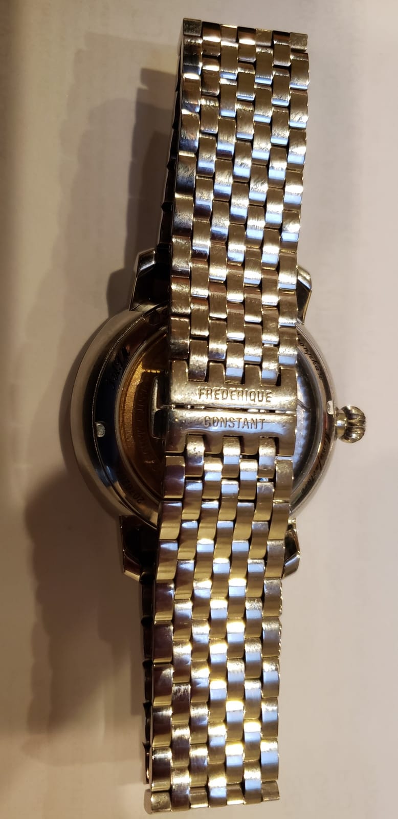 Frederique Constant Men's FC705N4S6B Slim Line Analog Display Swiss Automatic Silver Watch customer photo 2