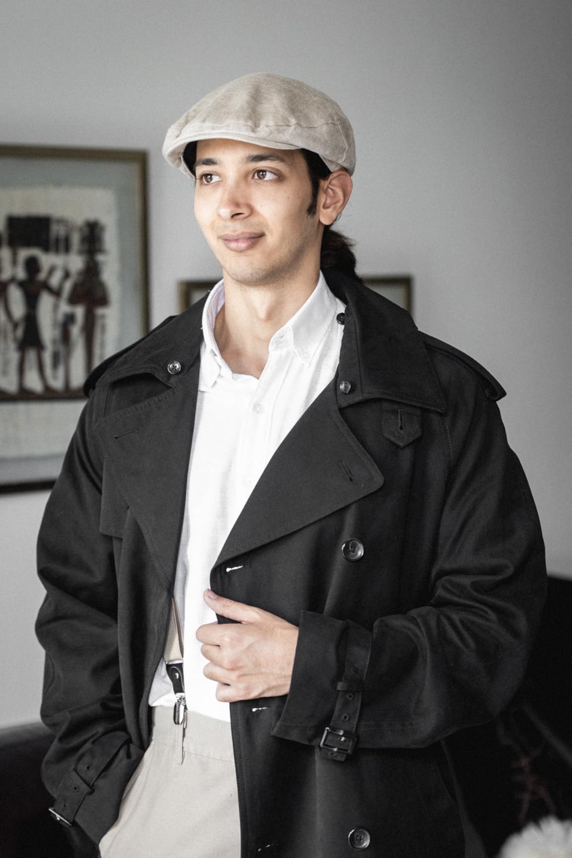 LONDON FOG Men's Iconic Double Breasted Trench Coat with Zip-Out Liner and Removable Top Collar customer photo 1