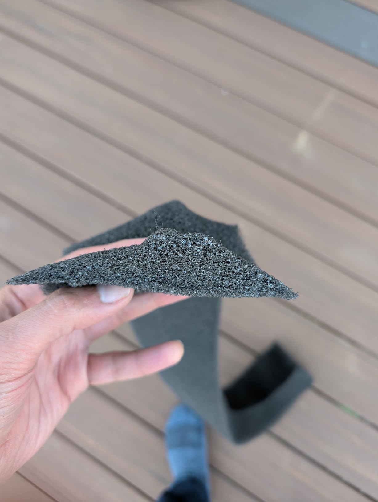 Original Gutter Guard - 5-Inch K Style Foam Gutter Filter Insert with Year Round Leaf Protection & Easy DIY Installation - GSK532-2 customer photo 2
