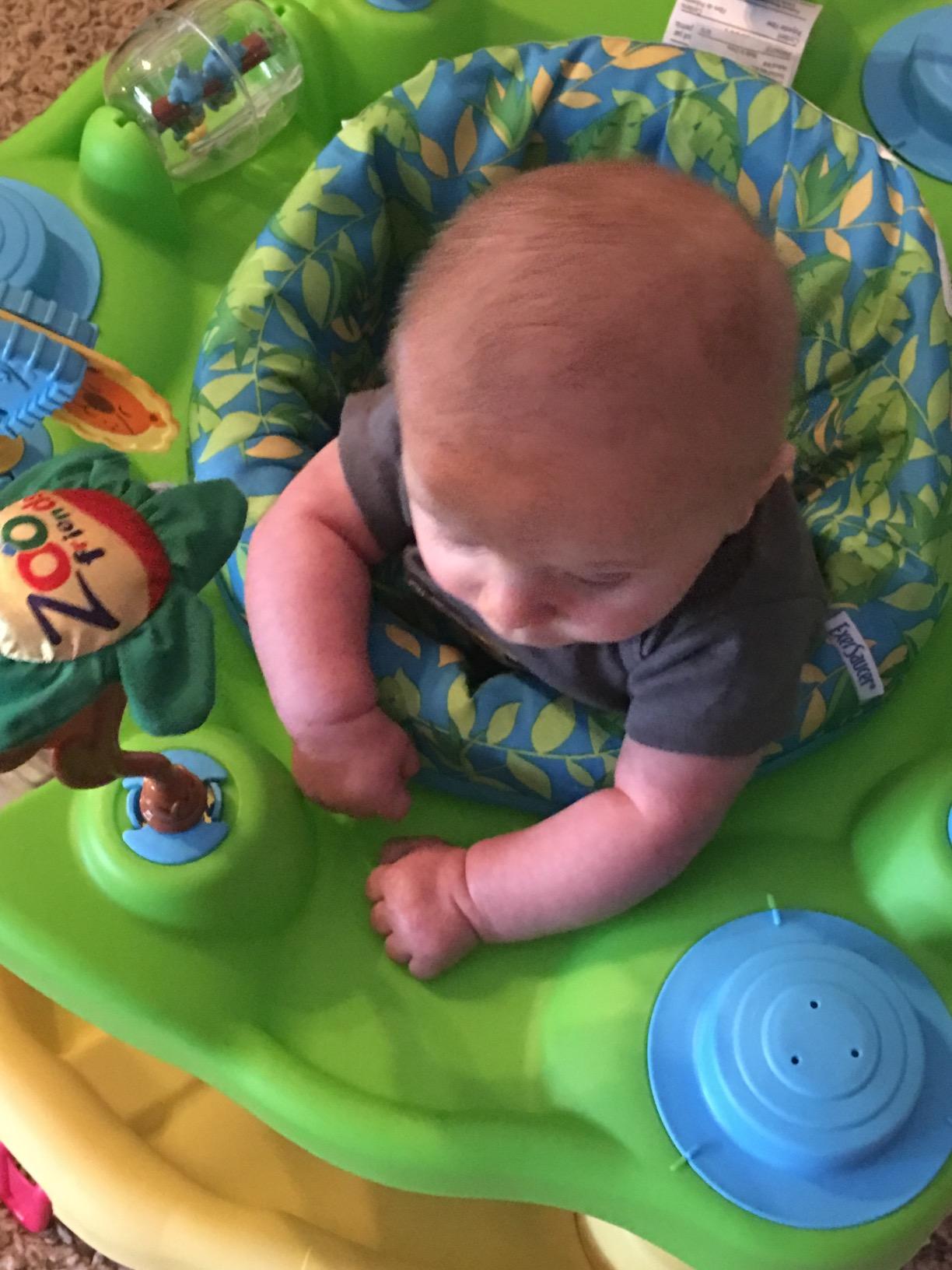 Evenflo Exersaucer Bouncing Activity Saucer, Sweet Tea Party customer photo 2