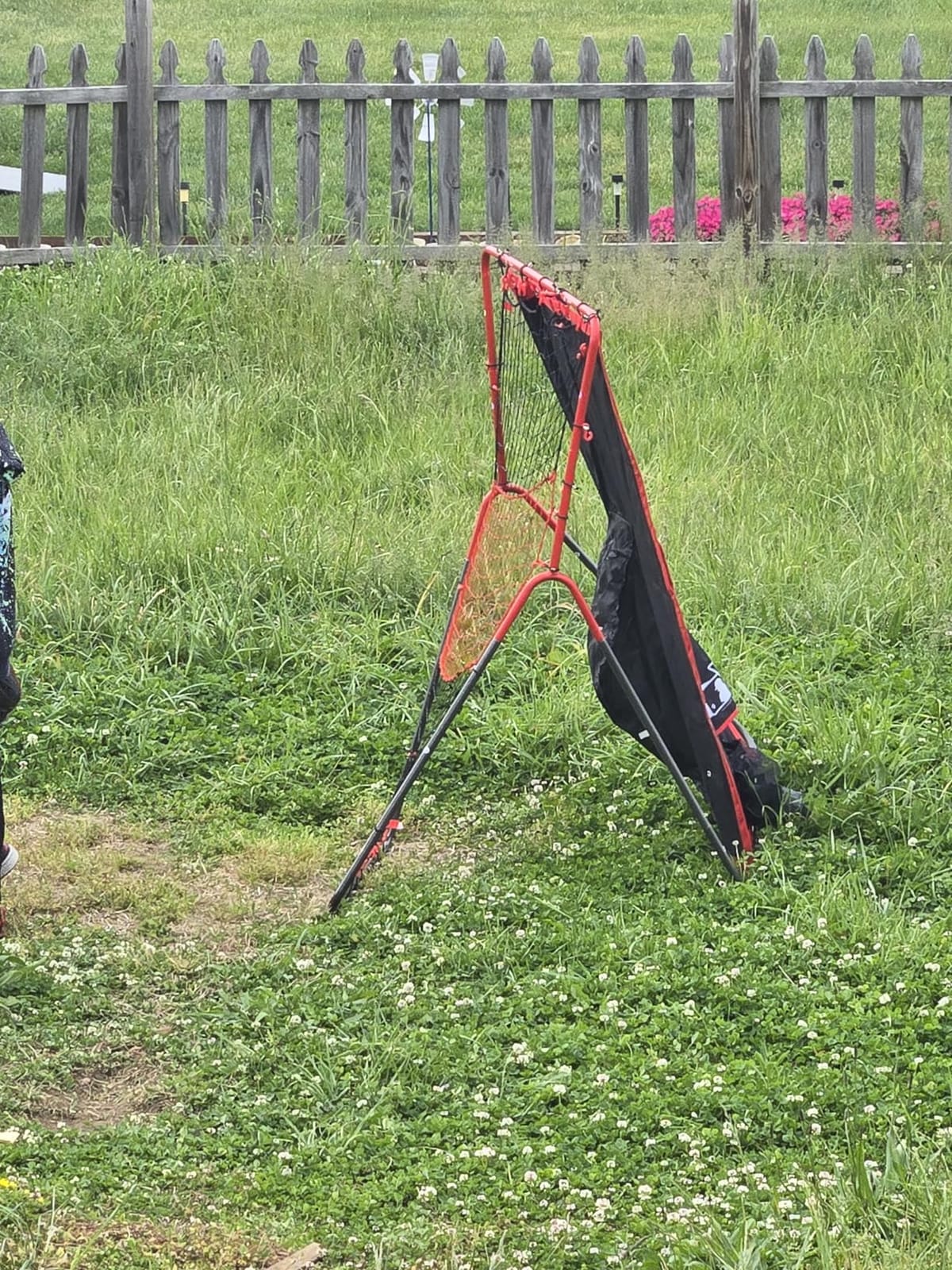 Franklin Sports Switch Hitter Rebounder + Pitching Target | Fielding + Throwing Drills, Bounces Back Pop-Flies + Grounders, Steel Frame Netting, Built For Driveway Or Practice Field customer photo 2