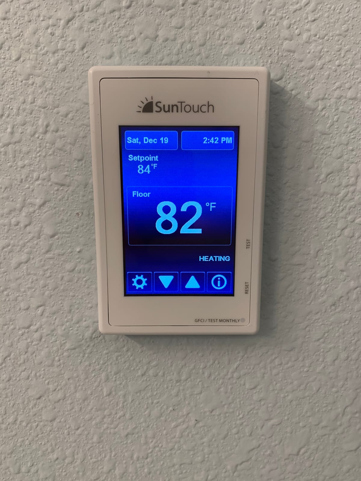 SunTouch WarmWire Electric Floor Heating Kit, 90 Sq. Ft., (120V) with Command Touch Programmable Thermostat customer photo 2