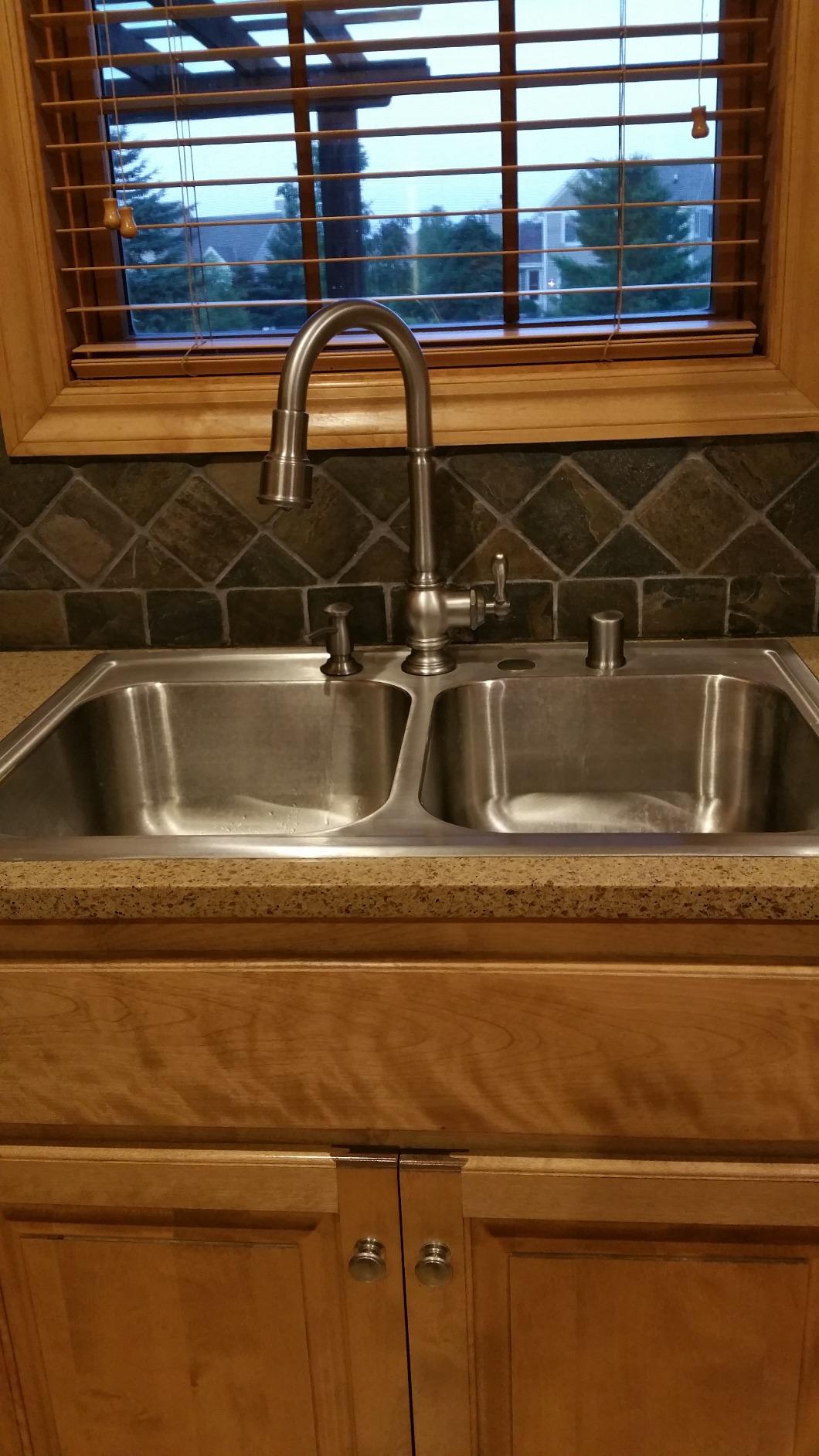 KOHLER K-99259-VS Artifacts Kitchen Sink Faucet, 17.63 x 4.31 x 8.50 Inches, Vibrant Stainless customer photo 2
