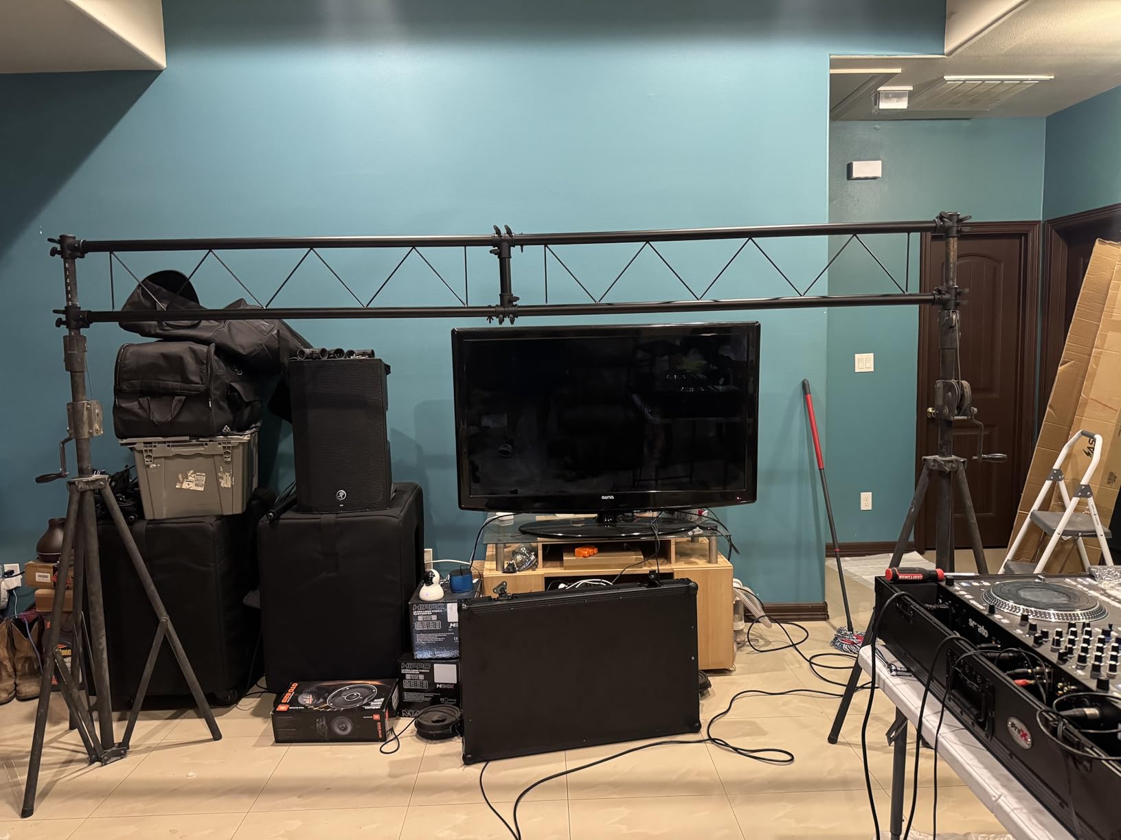 Aluminum I-Beam Truss Section 10ft - DJ Lighting Truss Extension - ASC customer photo 1