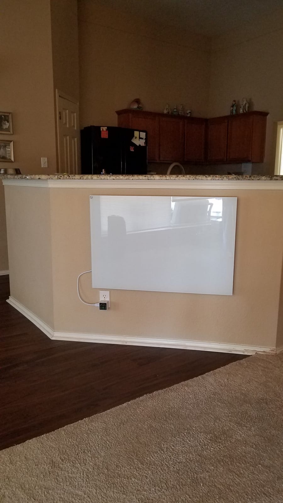 WarmlyYours Ember Mirror Infrared Heating Panel 600W, 35 x 24 in customer photo 2