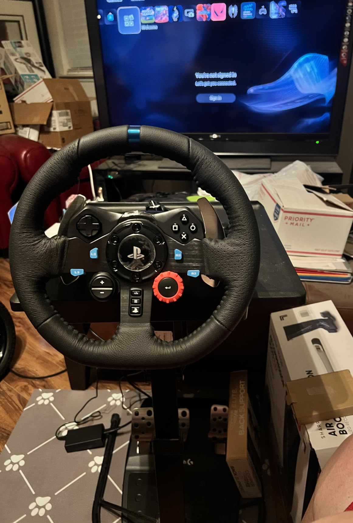 Logitech G29 Racing Wheel and Pedals for PS5/PS4/PC customer photo 1