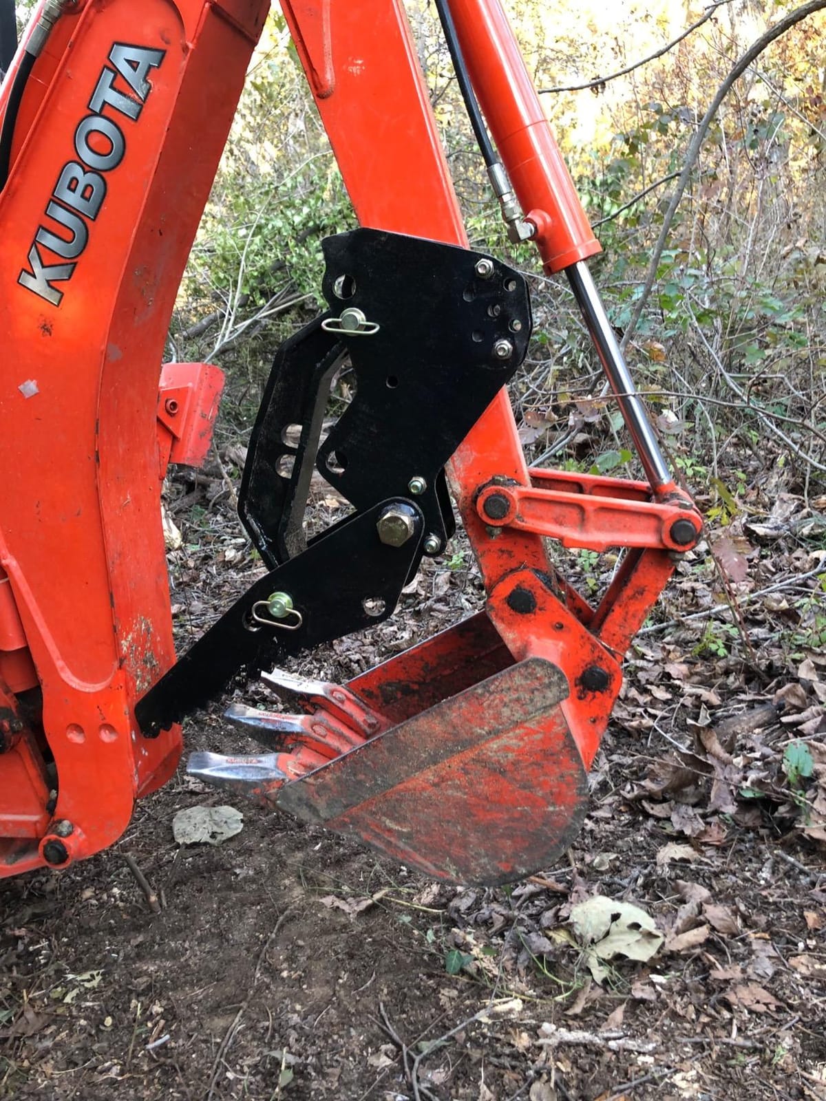 Titan Attachments Mechanical Backhoe Thumb Attachment, Bolt-On 5 Position Adjustable Excavator Thumb, Heavy Duty Boom Mount, Material Grapple Stabilizer customer photo 1