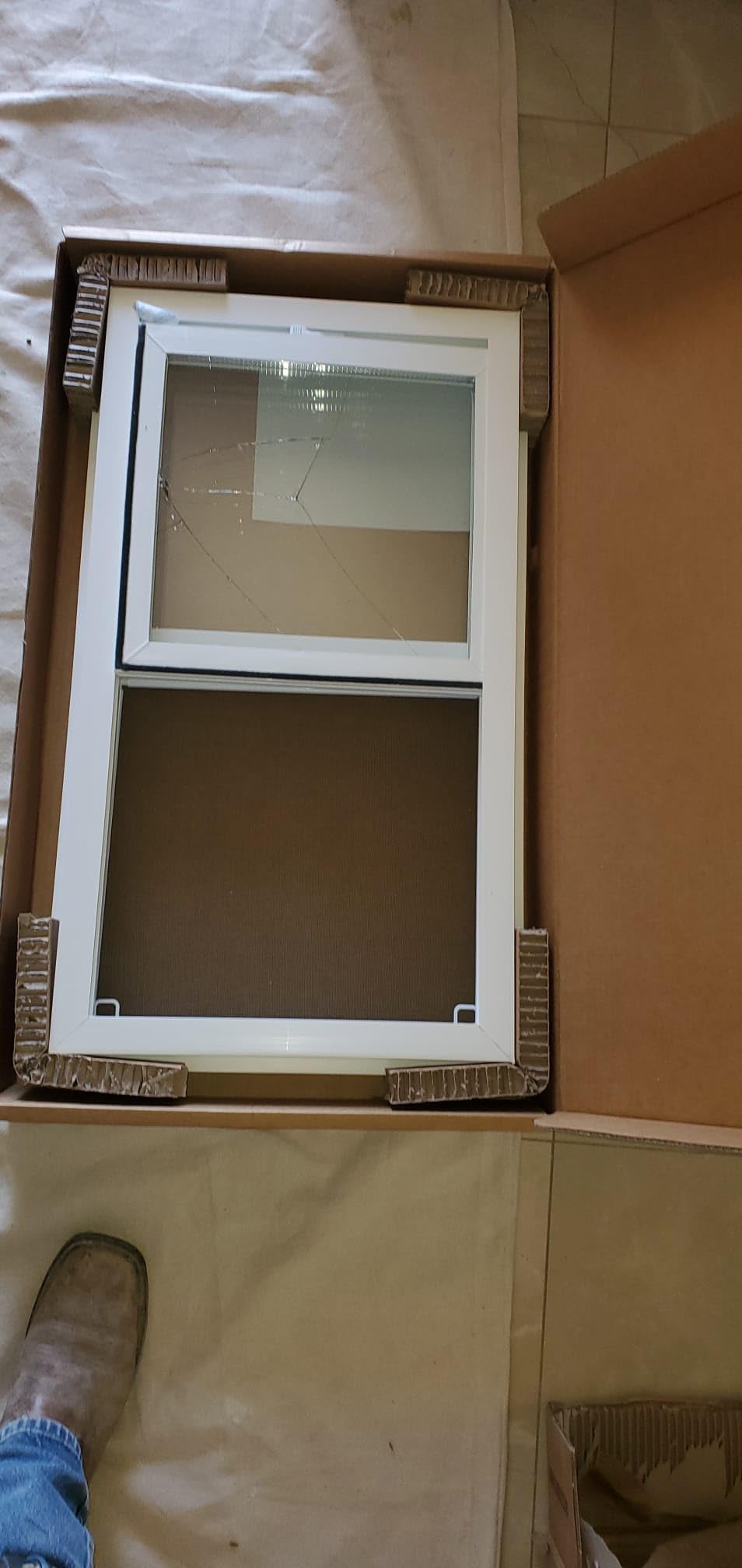 VBSI3222PR Vinyl Basement Slider Window, 32