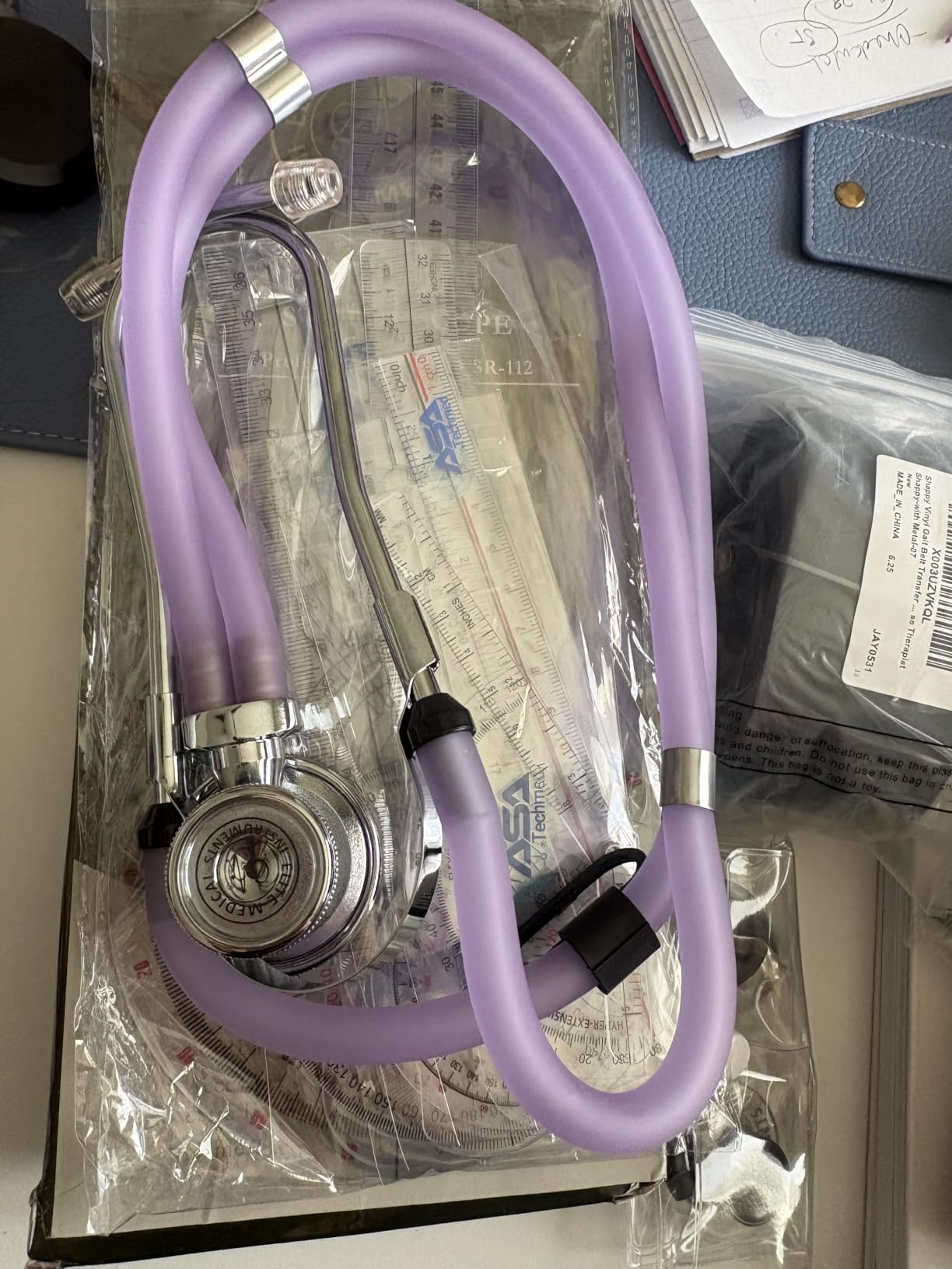 EMI Sprague Rappaport Dual Head Stethoscope - Stealth Black - 112SB customer photo 2