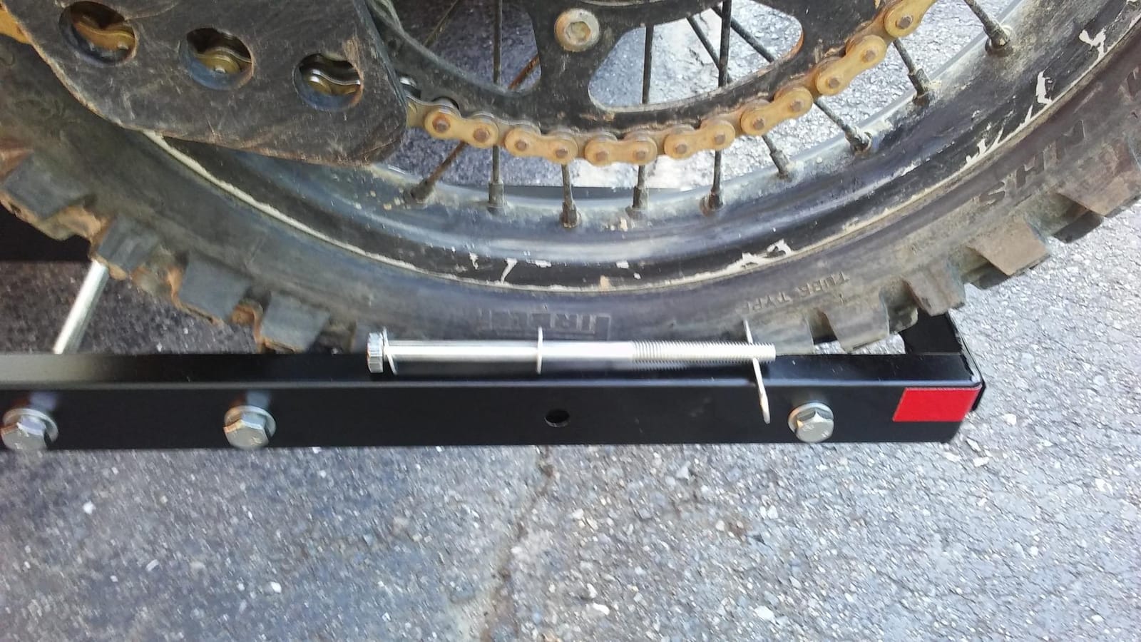 500LBS Steel Motorcycle Scooter Dirtbike Carrier Hauler Hitch customer photo 1