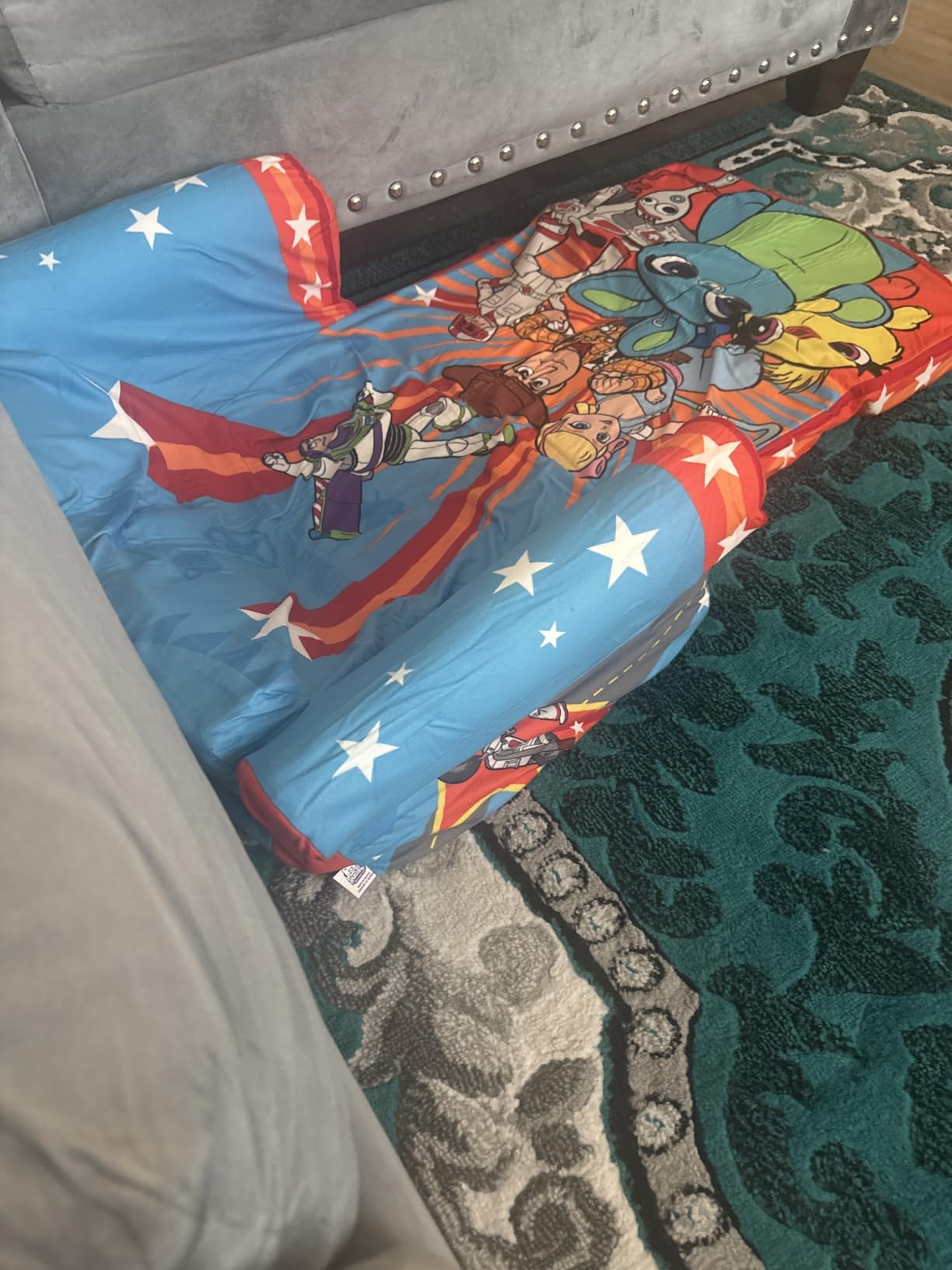 Marshmallow Furniture, Children's 2 in 1 Flip Open Foam Sofa, Minnie Mouse, by Spin Master customer photo 1