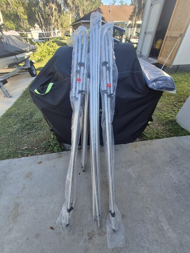 Naviskin 3 Bow & 4 Bow Bimini Top for Boats, 10 Colors, 13 Sizes customer photo 2