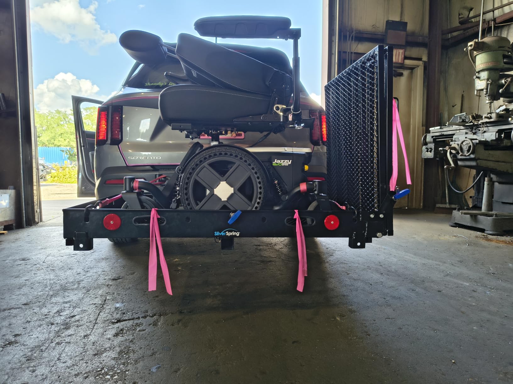 Wheelchair Scooter Carrier & Folding Ramp, Truck SUV, 500 lb, Silver Spring customer photo 1
