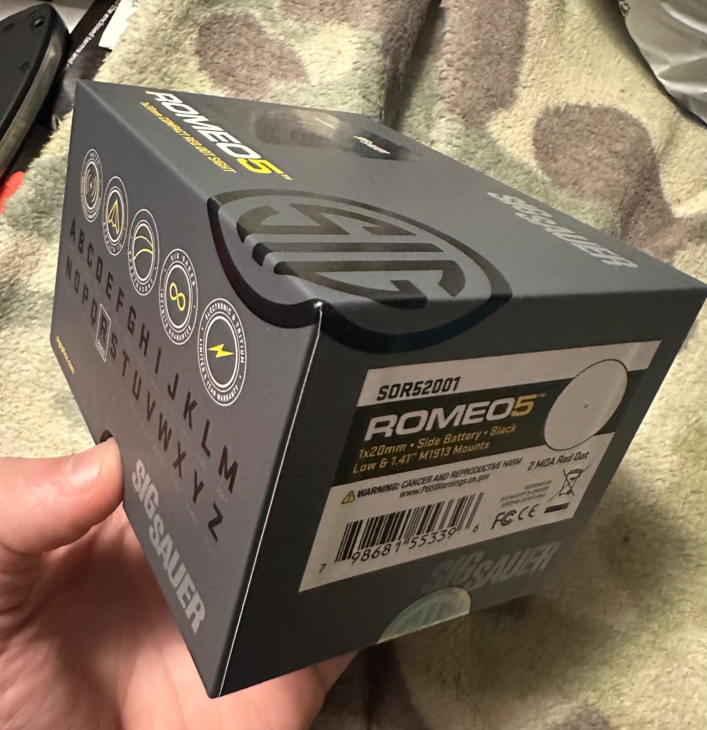 SIG SAUER ROMEO5 GEN I & GEN II 1x20mm 2 MOA Dot Sight customer photo 2