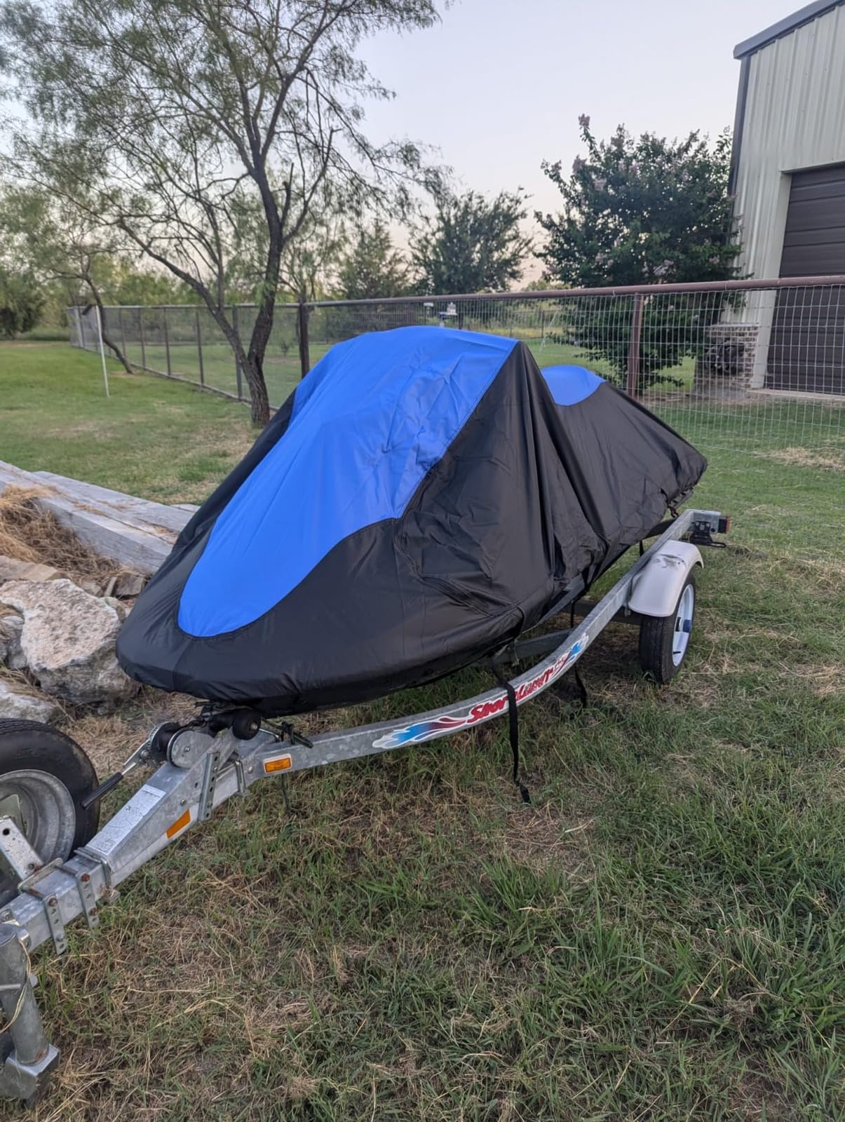 Trailerable Jet Ski Cover for Yamaha WaveRunner EX/EX Sport/EX Deluxe 2017-2022 Weather Safe Marine Grade customer photo 1