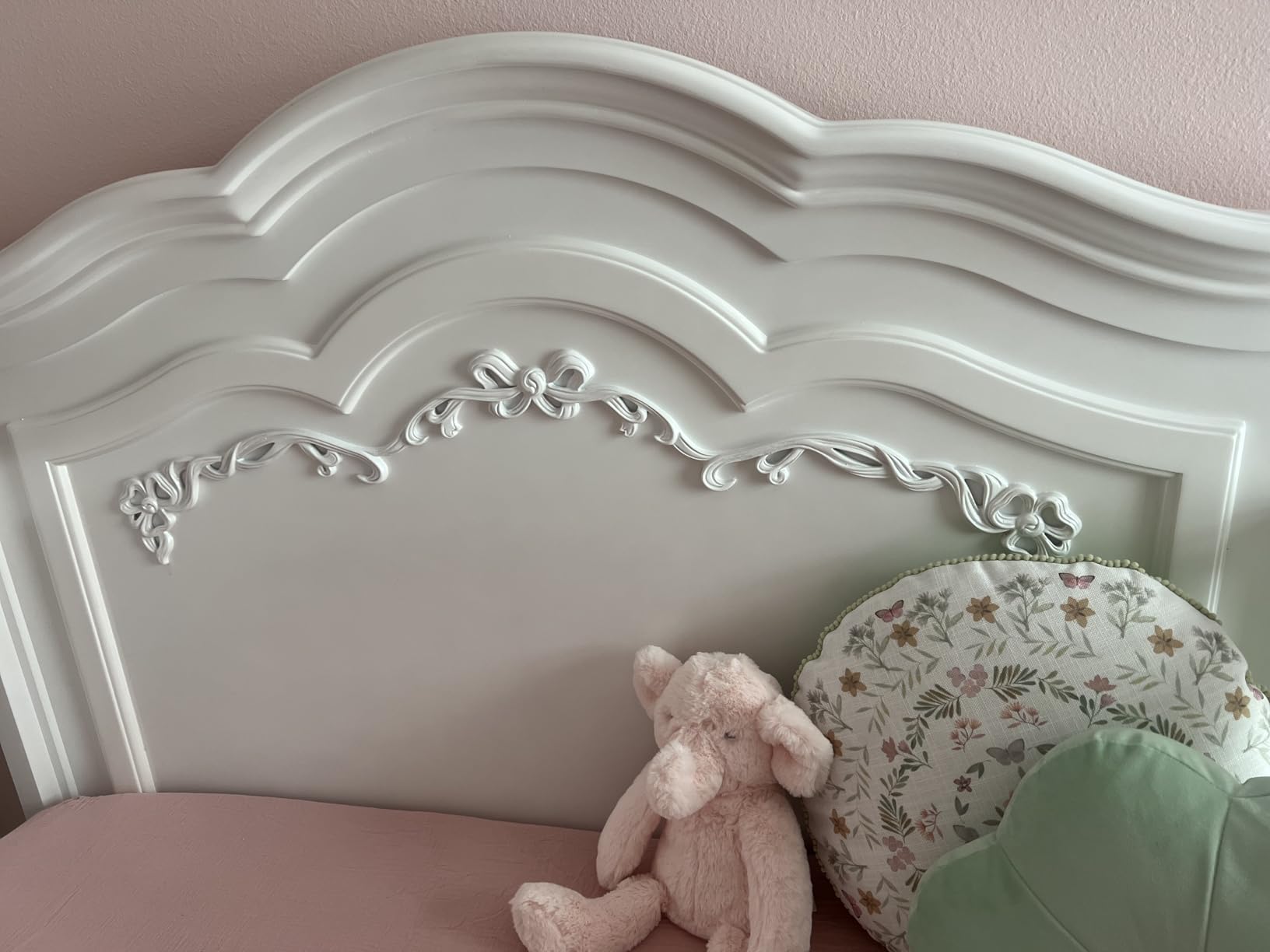 Evolur Aurora 5-in-1 Convertible Full Size Baby Crib, Ivory Lace customer photo 1