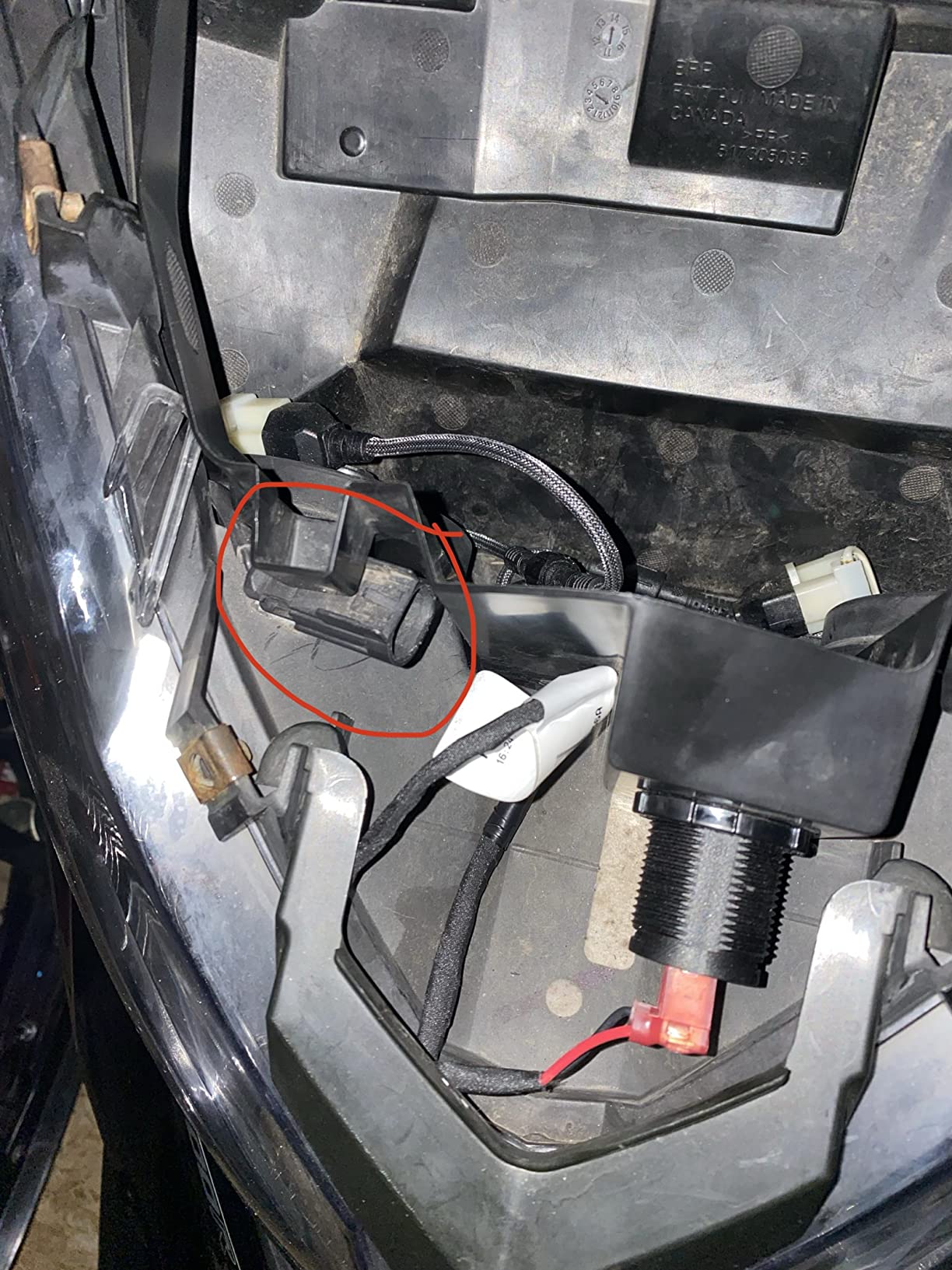 Ski-Doo New OEM USB Power Outlet Kit, 860201261 customer photo 1