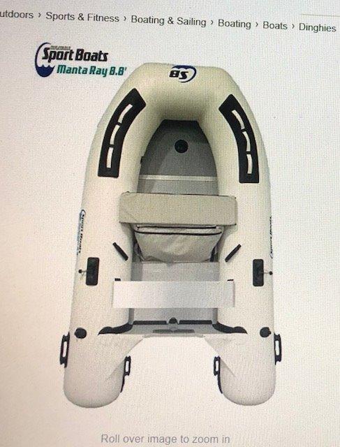 Manta Ray 8.8' Aluminum Floor – Fishing Boat with Durable Heat-Welded PVC – Inflatable Boat Easy Setup & Lightweight – 10HP Motor Compatibility – Includes Bench Seat & Carry Bag customer photo 1