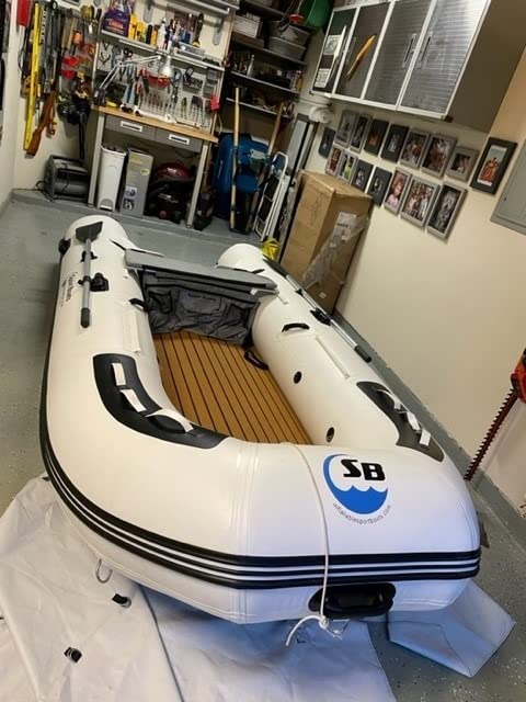 Manta Ray 8.8' Aluminum Floor – Fishing Boat with Durable Heat-Welded PVC – Inflatable Boat Easy Setup & Lightweight – 10HP Motor Compatibility – Includes Bench Seat & Carry Bag customer photo 2